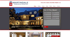 Desktop Screenshot of martindalewindow.com